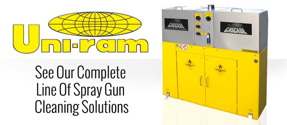 Uni-Ram Spray Gun Cleaning Solutions at Kentucky Auto Body Supplies